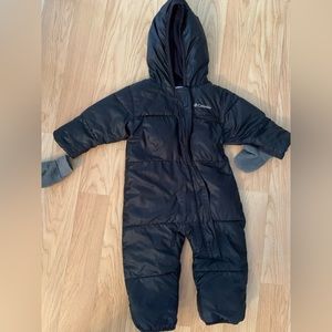 Black snowsuit for baby boy 12-18 months